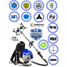 Cros Lombard Italy Ferazzo-14 860 Seri Sırt Tırpan+ Akrobat Çapalama + Toprak Eşeleme 14 Parça Bahçe Seti