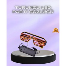 Marsilyan Parti ve Festival Için LED Işıklı Eğlence Gözlüğü