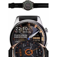OtoTech Yuvarlak Kasa 46MM Akıllı Saat Android ve Ios Uyumlu Uyku ve Sağlık Takibi