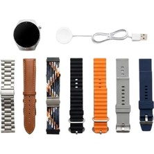 OtoTech Çok Fonksiyonlu Akıllı Saat 7 Kordonlu Bluetooth Bağlantılı Spor ve Sağlık Takipli