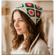 Joinkidz Bohem Örme Pamuklu Bandana Eşarp Kadın/ Kız