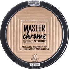 Maybelline New York Metalik Aydınlatıcı Pudra 100 Molten Gold 6.7 g Güçlü Aydınlatıcı Etki