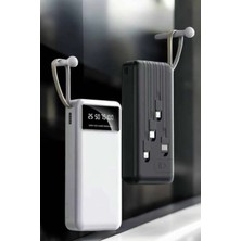 OtoTech 20.000 Mah LED Işıklı LCD Ekran USB Girişli Type-C Lightning Powerbank