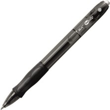 Bic Gelocity Siyah Jel Kalem 949873 Konforlu Yazım İçin Yumuşak Kauçuk Tutaçlı Kalem