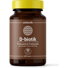 Doğadan Bizim Artıbiotik D-Biotik 60 Kapsül