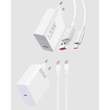 OtoTech 120W Süper Hızlı Şarj Adaptörü – Type-C Kablo Dahil, Yüksek Voltaj Korumalı