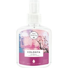 Bee Beauty Japon Kiraz Çiçeği Dökme Kolonya 100 ml Limon Kokulu 60 Derece Ferahlatıcı