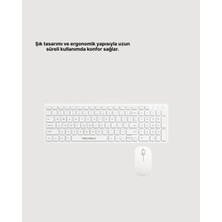 OtoTech Kablosuz Klavye ve Mouse Seti - Ergonomik Tasarım, Sessiz Kullanım, Geniş Uyumluluk