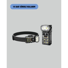 OtoTech 3’ü 1 Arada LED Far Şarj Edilebilir Sensörlü Manyetik 10 Saat Kullanım