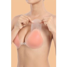 Femline Yapışkanlı Silikon Asansör Sütyen - Push Up - Klipsli - Görünmez Dikleştirici
