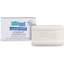 Sebamed Clear Face Kompakt Yüz Temizleyici Sabun 100 gr Akneli Ciltler İçin Siyah Nokta Karşıtı Etki