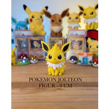3DcraftTR 3D Crafttr Jolteon Figür Pokemon Oyuncak Dekoratif Biblo 8 cm
