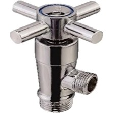 Uziş 1/2x3/8 Aç Kapa Ara Musluk Pirinç Krom Taharet Musluğu Gt-01