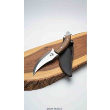 Mertcan Knife 30 cm Kurt Başlı Outdoor Av ve Kamp Bıçağı Mutfak Bıçağı Çakı Kasap Et Bıçağı