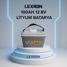Lexron 12.8V 100AH  Lityum Batarya