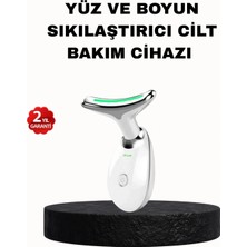 Marsilyan Ems Mikro Akım Yüz ve Boyun Sıkılaştırıcı Cihaz 7000 Vpm Titreşim Isı Terapili