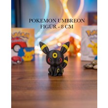 3DcraftTR 3D Crafttr Umbreon Pokemon Figür Biblo - Dekoratif Oyuncak Hediyelik Eşya 8 cm