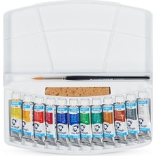 Van Gogh 12 Renk Tüp Sulu Boya Seti 10 ml Plastik Kutu İçinde 12 Parça Renkli Boya
