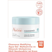 Avene Cleanance Aqua Gel Matlaştırıcı ve Gözenek Sıkılaştırıcı Nemlendirici Jel Krem 50 ml
