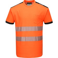 Portwest T181 - Pw3 Hi-Vis Cotton Comfort T-Shirt S/s (L Beden)