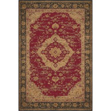 Kartela Halı Novi Halı Bordo Makine Halısı Jüt Taban %100 Polyester Salon ve Oturma Odası Halısı