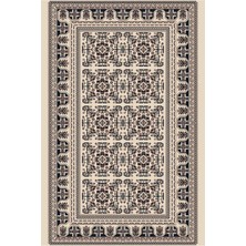 Kartela Halı Afgan Halı Bej Makine Halısı Jüt Taban %100 Polyester Salon ve Oturma Odası Halısı