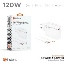 Arbix I-Stone 120W Turbo Şarj Adaptörü + USB To Type-C Kablo