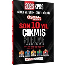 Indeks Akademi 2026 Kpss Genel Yetenek Genel Kültür Ösym Nin Indeksi Çıkmış Sorular Son 10 Yıl Çözümlü Indeks Akademi Yayıncılık
