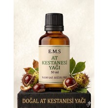 E.M.S 50 ML AT KESTANESİ  YAĞI % 100 SAF SOĞUK PRES DOĞAL AT KESTANESİ YAĞI.