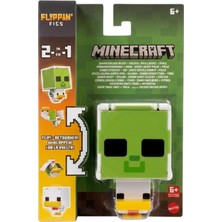 Minecraft Flippin Figs 2 Si 1 Arada Zombie Chicken Jockey ve Chicken Aksiyon Figürü