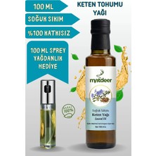Matdeer Soğuk Sıkım Keten Tohumu Yağı 100 ml - %100 Saf ve Doğal