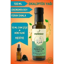 Matdeer %100 Saf Okaliptüs Yağı 100 ml - Ferahlatıcı Aromaterapik Cilt ve Ortam Kokusu
