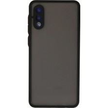 OtoTech Mey Ithalat®  Samsung Galaxy A02 Kılıf Montreal Silikon Kapak - Siyah