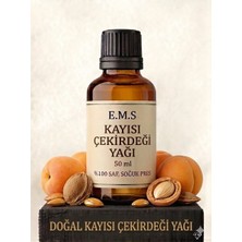 E.M.S 50 ML KAYISI ÇEKİRDEĞİ YAĞI % 100 SAF SOĞUK PRES DOĞAL KAYISI ÇEKİRDEĞİ YAĞI.