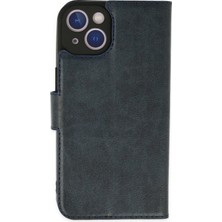 OtoTech Mey Ithalat®  iPhone 14 Plus Kılıf Trend S Plus Kapaklı Kılıf - Lacivert
