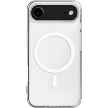 OtoTech Mey Ithalat®  iPhone 17 Air Kılıf Magneticsafe Şeffaf Silikon - Şeffaf