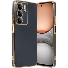 OtoTech Mey Ithalat®  Realme C75 4g Kılıf Volet Silikon - Siyah