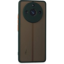 OtoTech Mey Ithalat®  Realme 11 Pro Kılıf Montreal Silikon Kapak - Yeşil