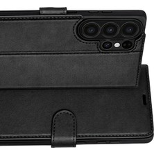 OtoTech Mey Ithalat®  Samsung Galaxy S26 Ultra Trend S Plus Kapaklı Kılıf - Siyah