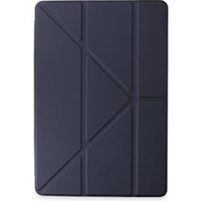 OtoTech Mey Ithalat®  Huawei Honor Pad 9 Kılıf Kalemlikli Mars Tablet Kılıfı - Lacivert
