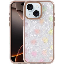 OtoTech Mey Ithalat®   iPhone 14 Lumi Desenli Kapak - Çöl Titanyum
