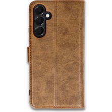 OtoTech Mey Ithalat®  Samsung Galaxy A05S Kılıf Trend S Plus Kapaklı Kılıf - Taba