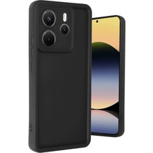OtoTech Mey Ithalat®   Redmi Note 14 4g Kılıf Viera Silikon - Siyah