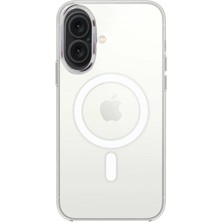 OtoTech Mey Ithalat®  iPhone 16 Plus Kılıf Pc Real Magsafe Kapak - Şeffaf