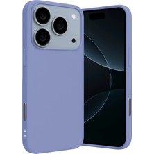 OtoTech Mey Ithalat®   iPhone 17 Pro Nano Içi Kadife Silikon - Lila