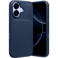 OtoTech Mey Ithalat®   iPhone 17 Auto Focus Karbon Kapak - Lacivert