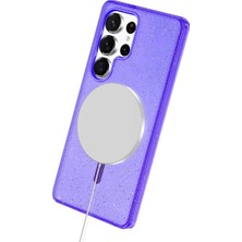 OtoTech Mey Ithalat®  Samsung Galaxy S23 Ultra Kılıf Star Magsafe Kapak - Turuncu