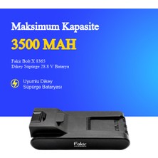 Ümit Maker Fakir Bolt x 8365 Dikey Süpürge 3500 Mah 28.8 V Batarya – Orjinal Uyumlu Uzun Ömürlü, Yüksek Performans Pil
