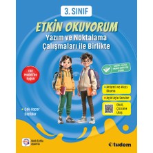 Tudem 3. Sınıf Etkin Okuyorum - Yazım ve Noktalama Çalışmaları ile Birlikte 2026 - 2027 Müfredatına uygun
