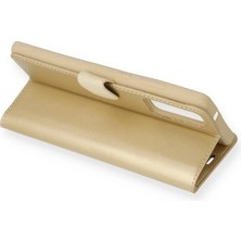 OtoTech Mey Ithalat®  Samsung Galaxy S20 Ultra Trend S Plus Kapaklı Kılıf - Gold